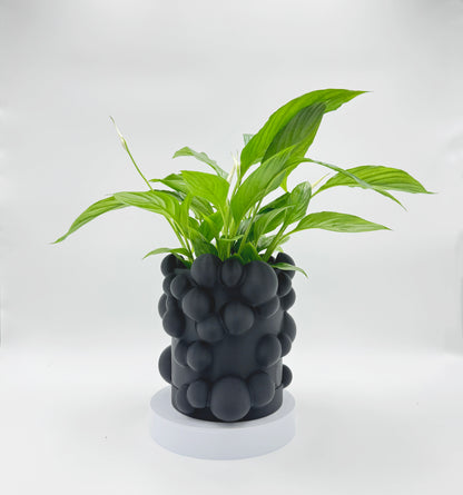 Flower Pot TO THE SKY (Black matte)