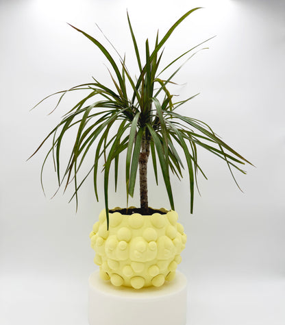 Flower Pot ROUND & ROUND (Yellow soft)