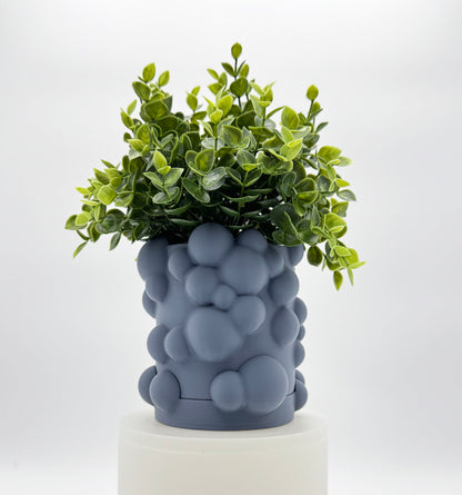 Flower Pot TO THE SKY (Grey Blue)